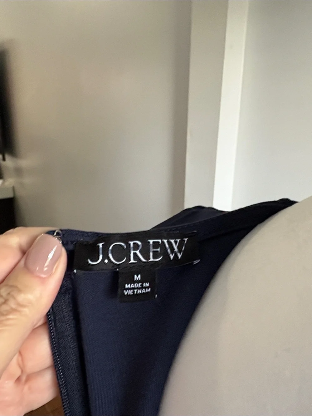 J. Crew Nadia Midi Dress in Stretch Twill